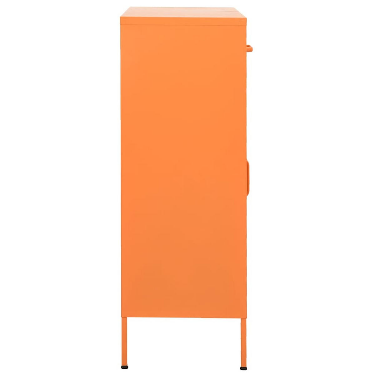 LAGERSCHRANK Orange 80/35/101,5 Cm Stahl - Orange, Metall (35/101.5/80cm) - vidaXL