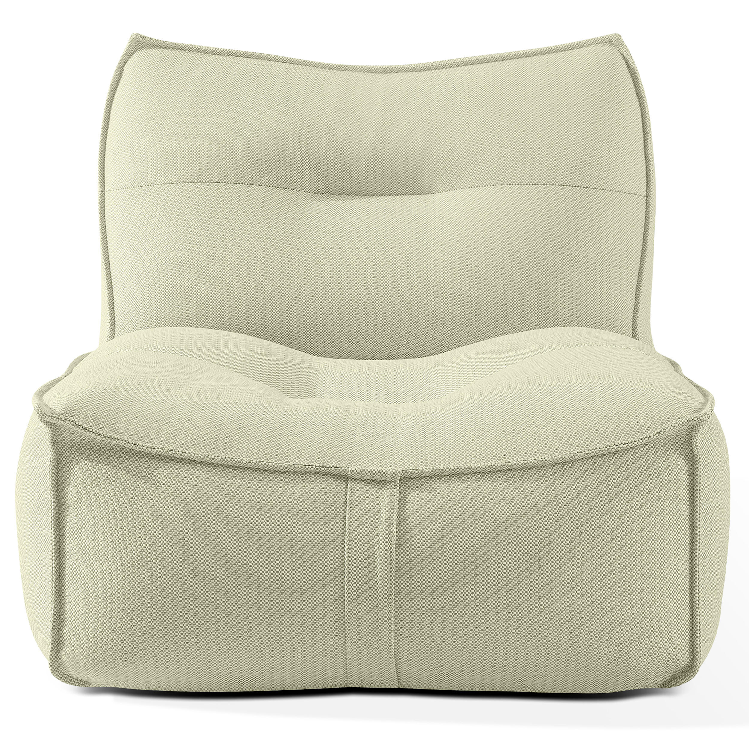 GARTENSESSEL LOVIA Lounge-Sessel, Hellgrün/Weiß - Hellgrün, Textil (90/82/106cm) - KONSIMO®