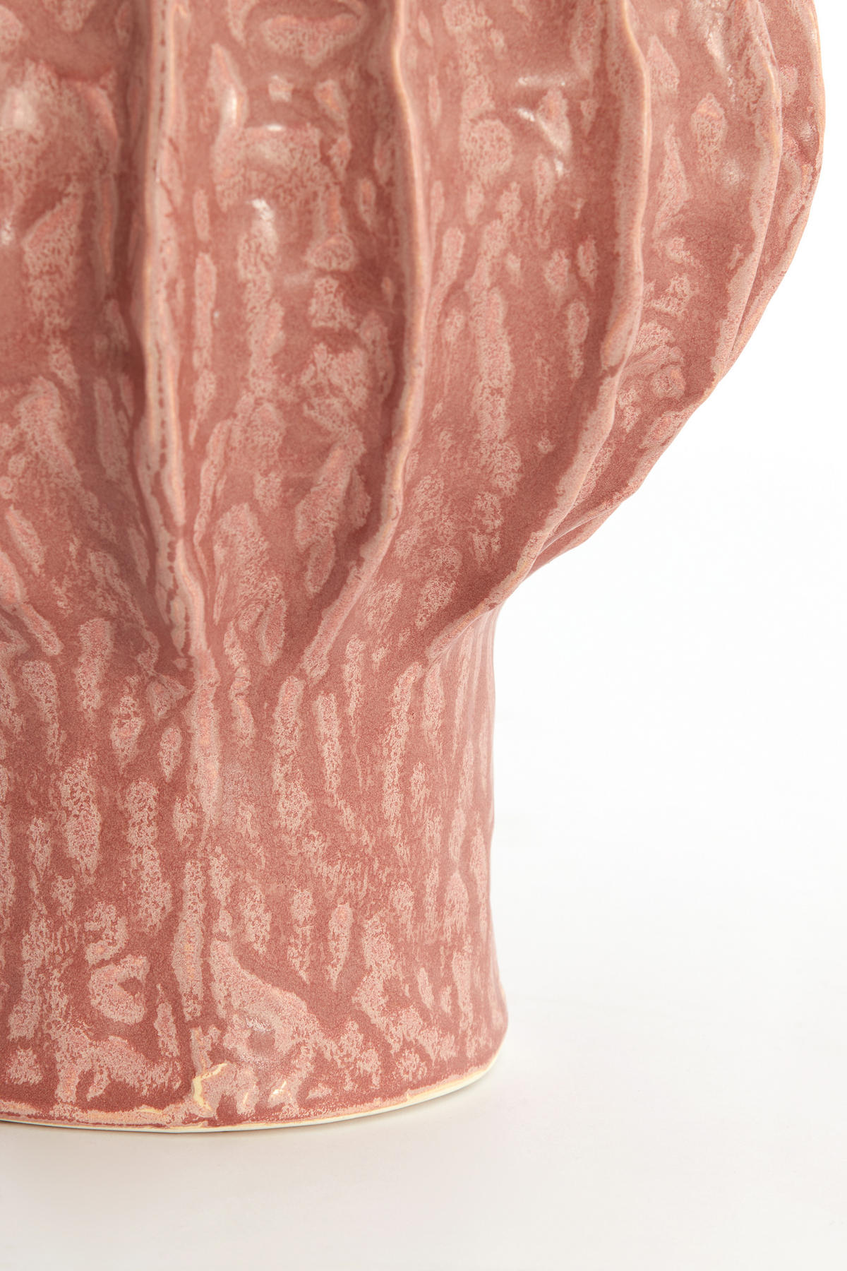 VAZE Hakone Rot 24/24/28.5 cm - Rot, Keramik (28.5cm) - Light & Living