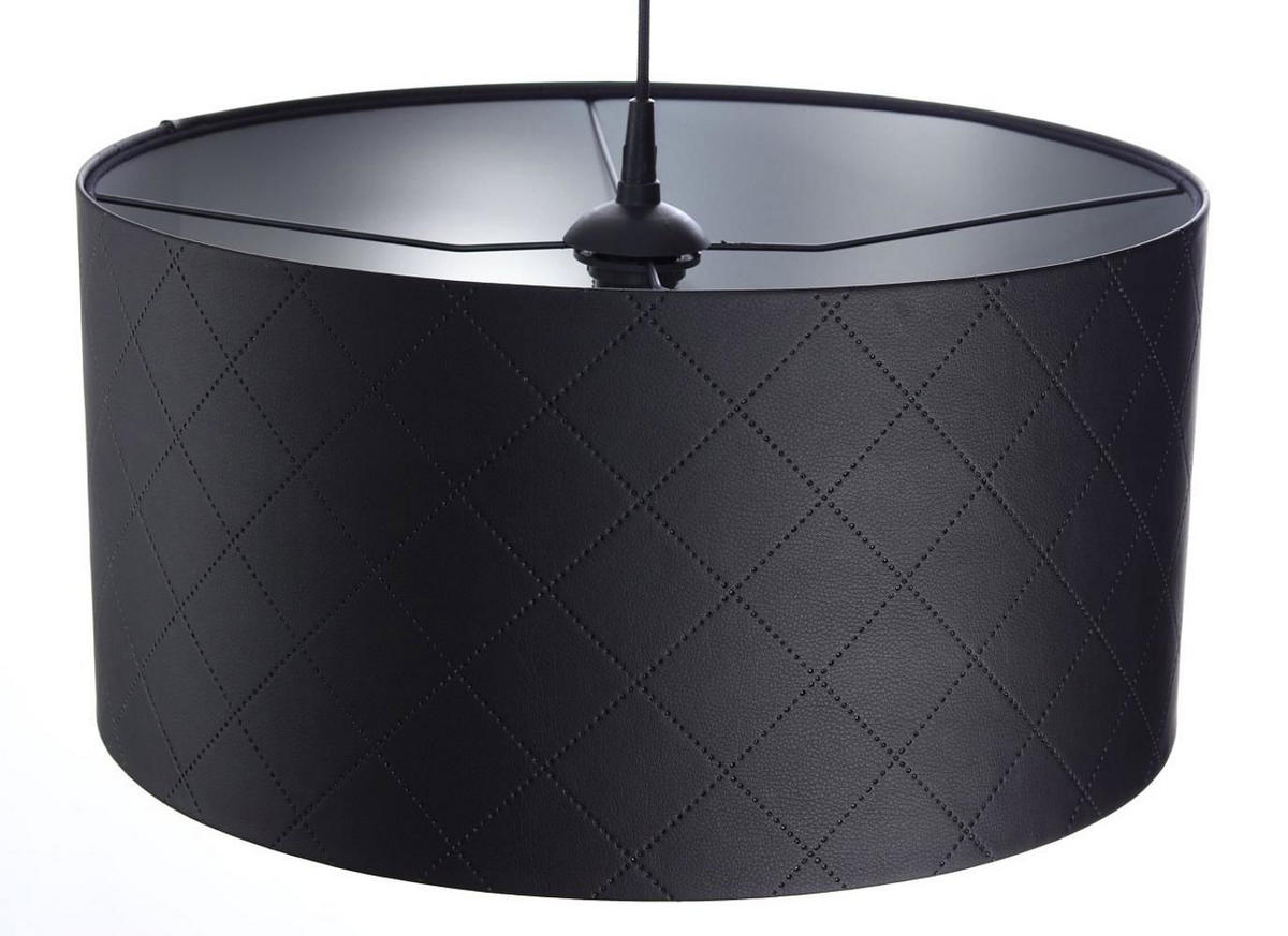 HÄNGELEUCHTE Schwarz 60/30 cm - Silberfarben/Schwarz, Kunststoff (60/1.1/30cm) - ONZENO