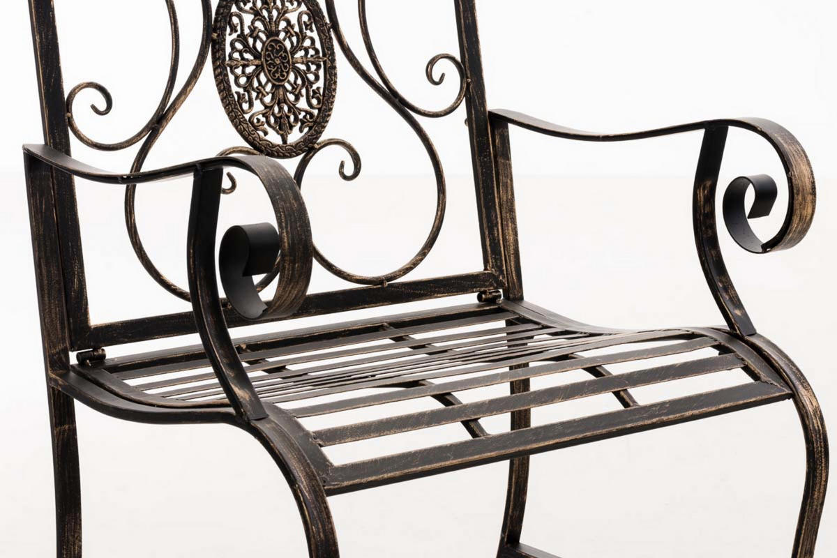 STUHL Pamela bronze - Braun, Metall (62/94/53cm) - TPFGarden