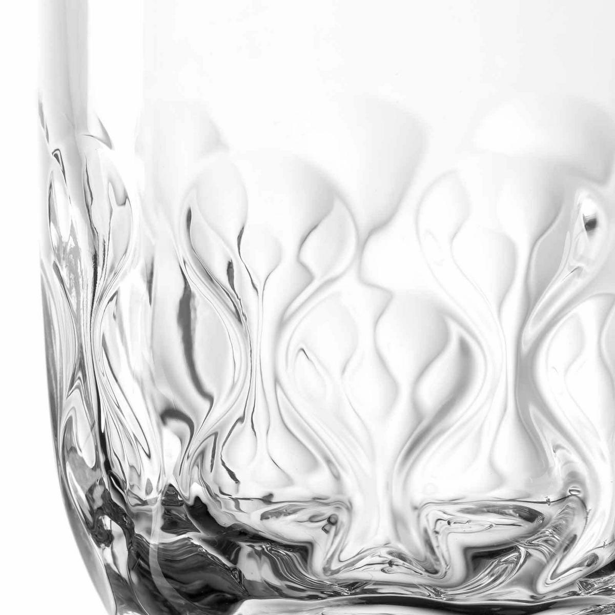 KAFFEEGLÄSER (2) Gocce transparent 220 ml 6er Set - Transparent, Glas (7.6/8.5/7.6cm) - Leonardo Living