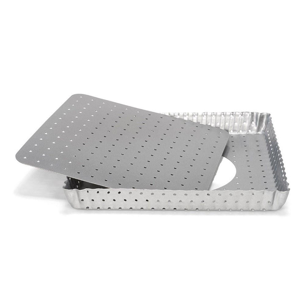 QUICHEFORM Silber 21/21/2.6 cm P03581 - Silberfarben, Metall (21/2.6/21cm) - Patisse 