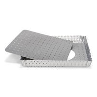 QUICHEFORM Silber 21/21/2.6 cm P03581 - Silberfarben, Metall (21/2.6/21cm) - Patisse 