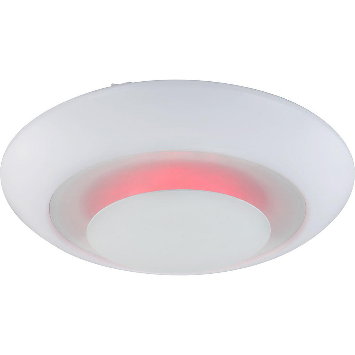 LED DECKENLEUCHTE FERAH Weiß - Weiß, Metall (50/50/11cm) - Globo Lighting