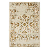 VINTAGE-TEPPICH Suki 200/300 cm - Gelb/Creme, Kunststoff (200/300cm) - benuta