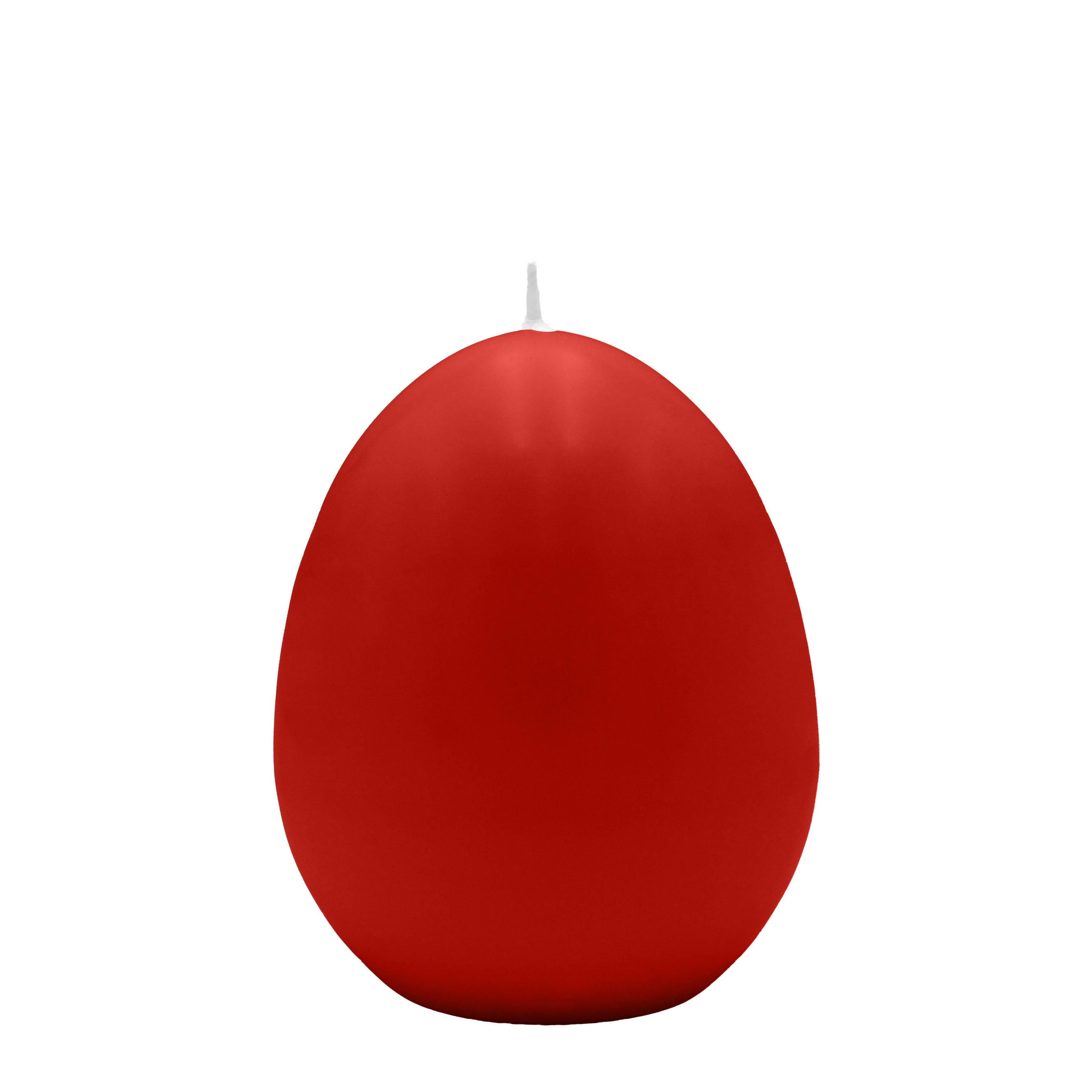 EIKERZEN Erdbeere 120 x Ø 80 mm, 6 Stück - Dunkelrot, Paraffin (8/12/12cm) - Kopschitz Kerzen