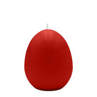 EIKERZEN Erdbeere 120 x Ø 80 mm, 6 Stück - Dunkelrot, Paraffin (8/12/12cm) - Kopschitz Kerzen