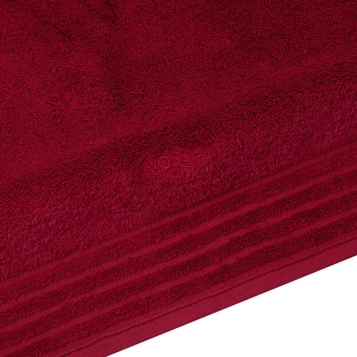 DUSCHTUCH Vienna Style Supersoft 2er-Set - Dunkelrot, Textil (50/100cm) - Vossen