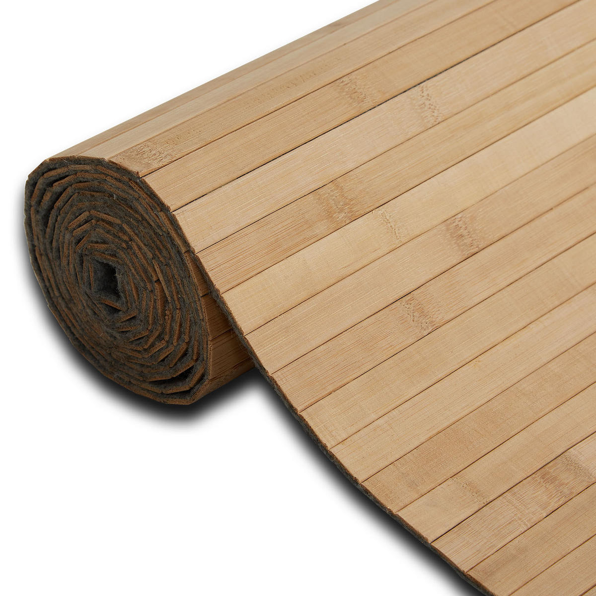 PARAVENT 250/200 cm Hellbraun Raumteiler Bambus - Hellbraun, Naturmaterialien (250/200/1cm) - Homestyle4u