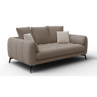 SOFA CALME 2,5-Sitzer, creme - Creme, Holz/Textil (199/92/108cm) - Courtois Laville