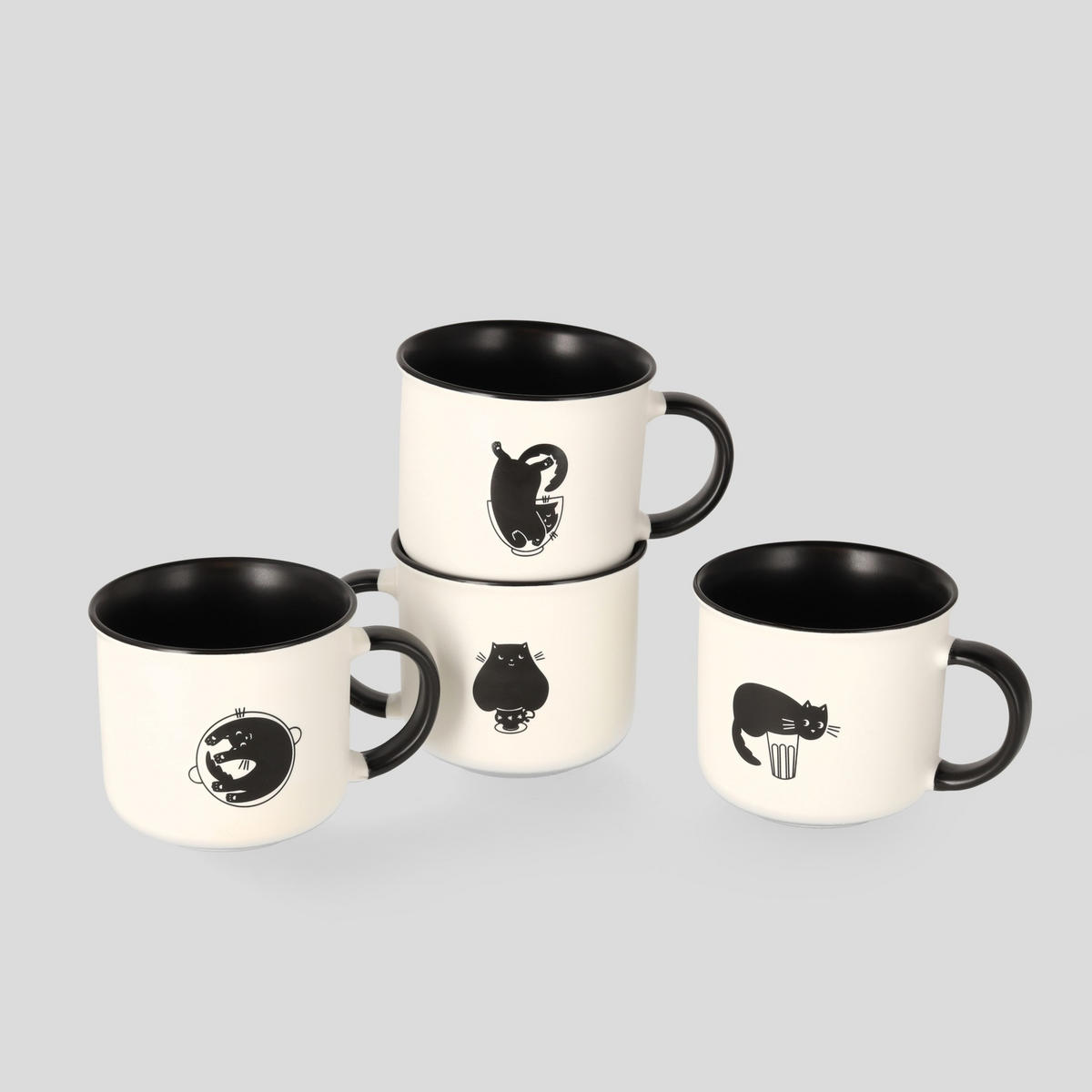 BECHER Sirin - Weiß, Keramik (0.25L) - home&you