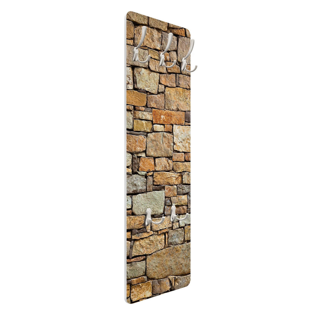 WANDGARDEROBE - Croatia stonewall 34/105 cm - Braun, Holzwerkstoff (34/105/1.6cm) - Bilderwelten