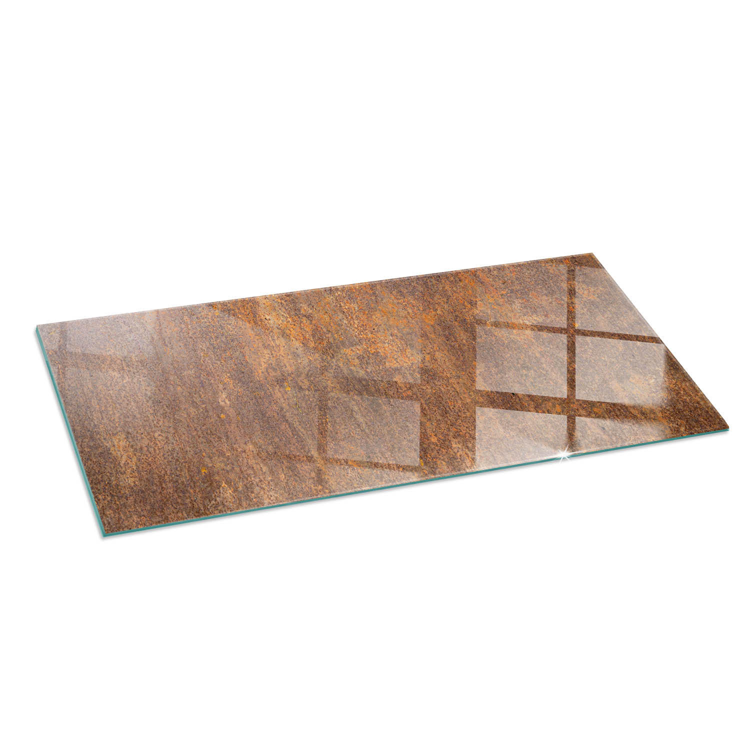 ArtPrintCave Glasplatte Braun 125x50x0.4 cm