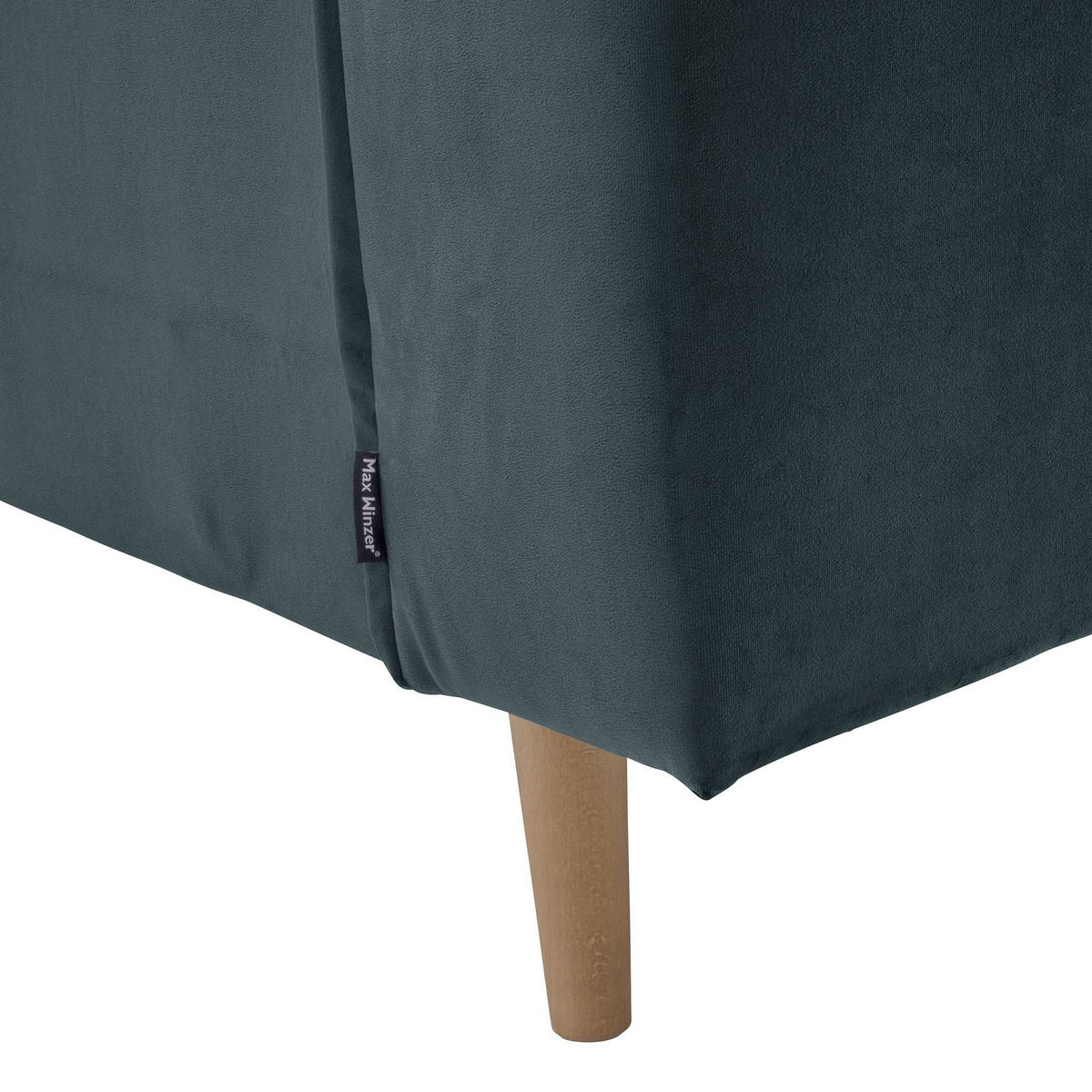 SOFA 2-Sitzer Kavindra Samtvelours azur - Aubergine, Kunststoff (180/84/78cm) - 58aufmkessel