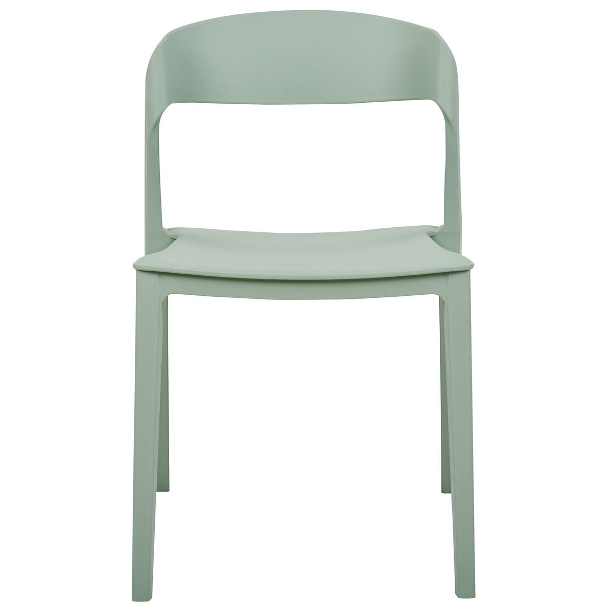 ESSZIMMERSTUHL 2er-Set Kunststoff Grün Somers - Grün, Kunststoff (48/77/51cm) - Beliani