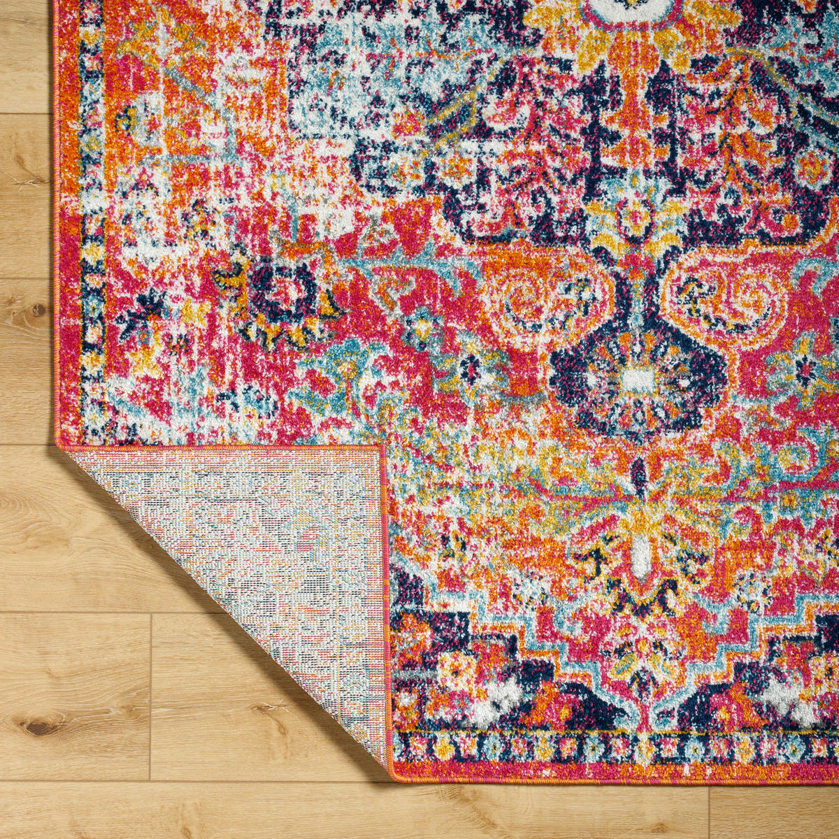 VINTAGE-TEPPICH 120x170 cm Orange - Orange, Textil (120/170cm)