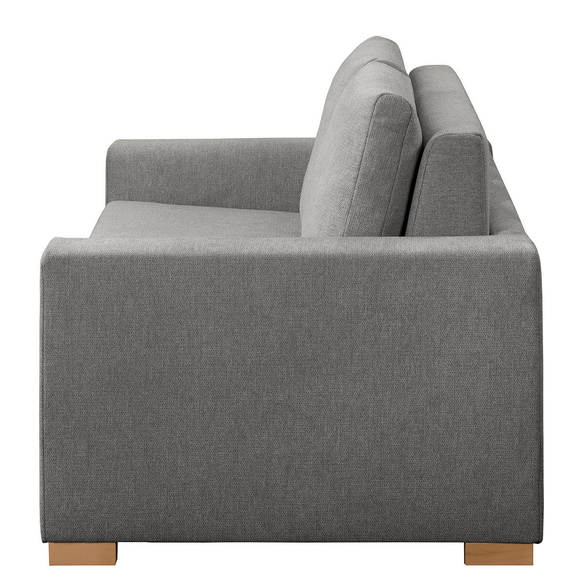 SCHLAFSOFA - Buchefarben/Grau, Holz/Buchenholz (153/90/90cm) - home24