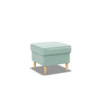 FUSSHOCKER FÜR SESSEL VELO, Türkis - Türkis, Textil (49/40/49cm)