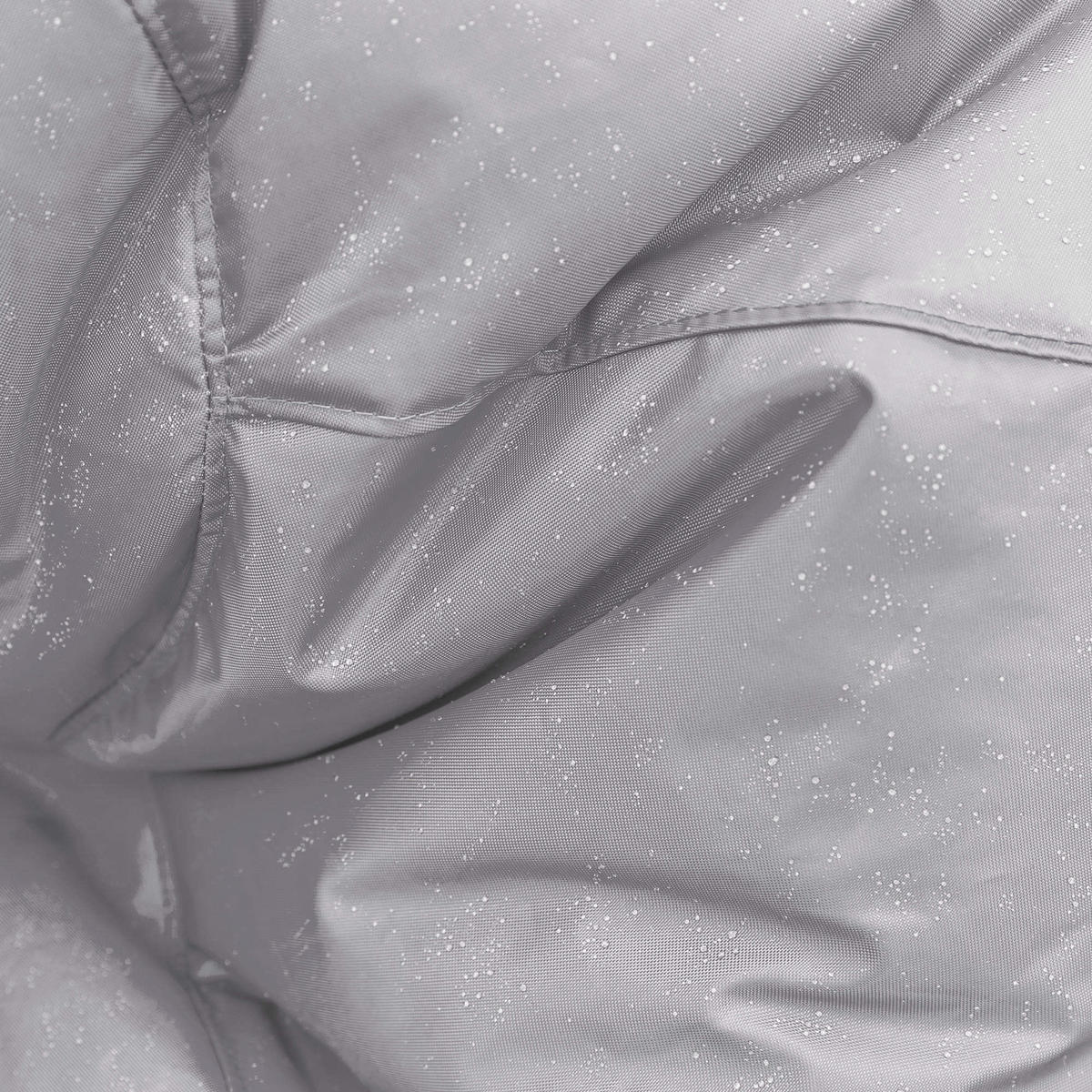 SITZPOUF Klassisch Rund - Grau, Kunststoff (38/20/38cm) - Veeva