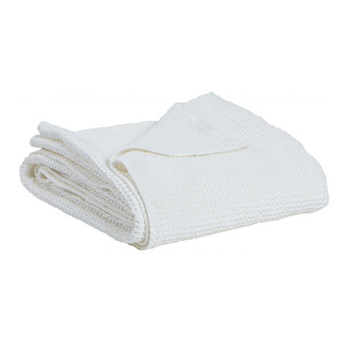 RECYCELTE DECKE Maia kreide 260 x 260 cm - Creme, Textil (260/260cm) - Vivaraise