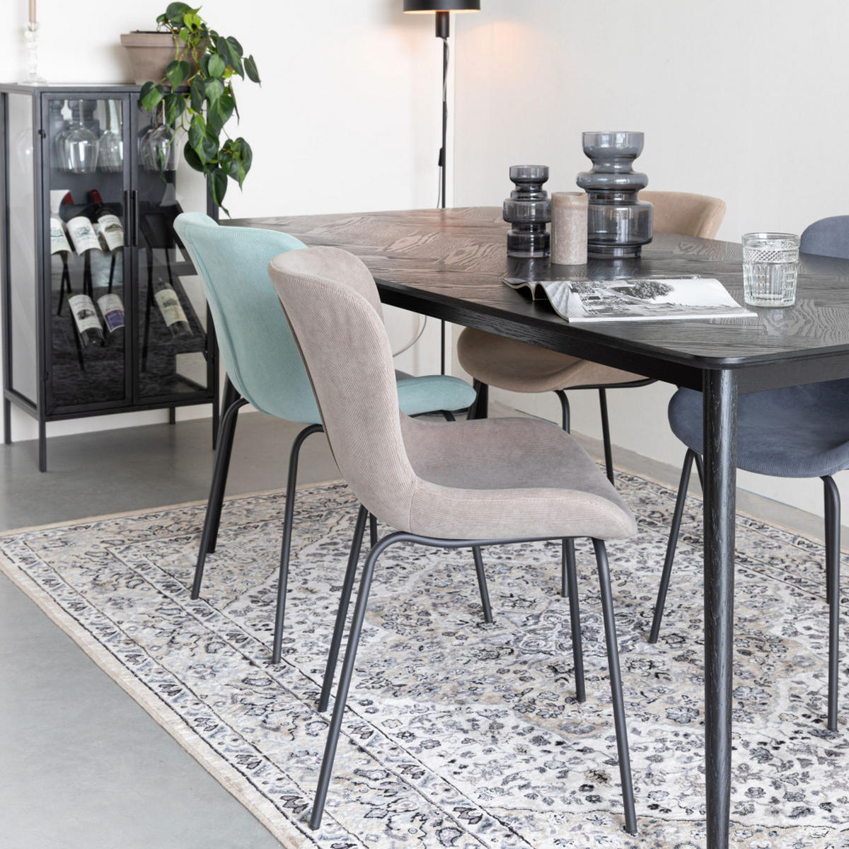 ESSTISCH - Schwarz - Schwarz, Holz (180/90/75cm) - Drawer