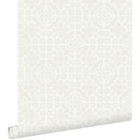 TAPETE abgenutzte Fliesen 53 cm x 10.05 m - Weiß, Papier (53/1000cm) - ESTAhome