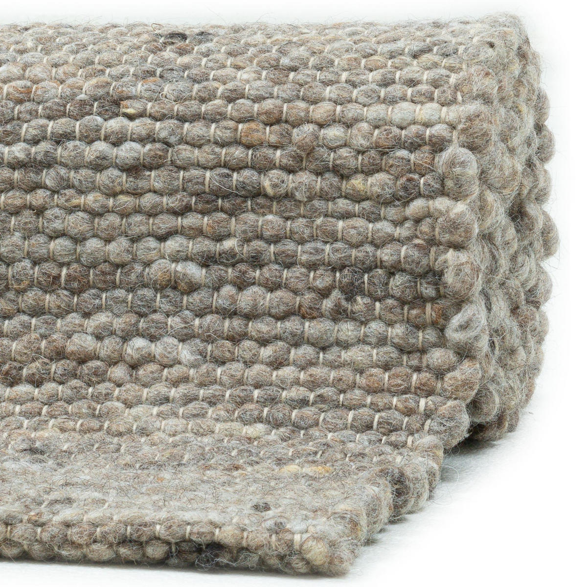 HANDWEBTEPPICH Atlas 70x140 cm - Braun, Textil (70/140cm) - Rug and Roll