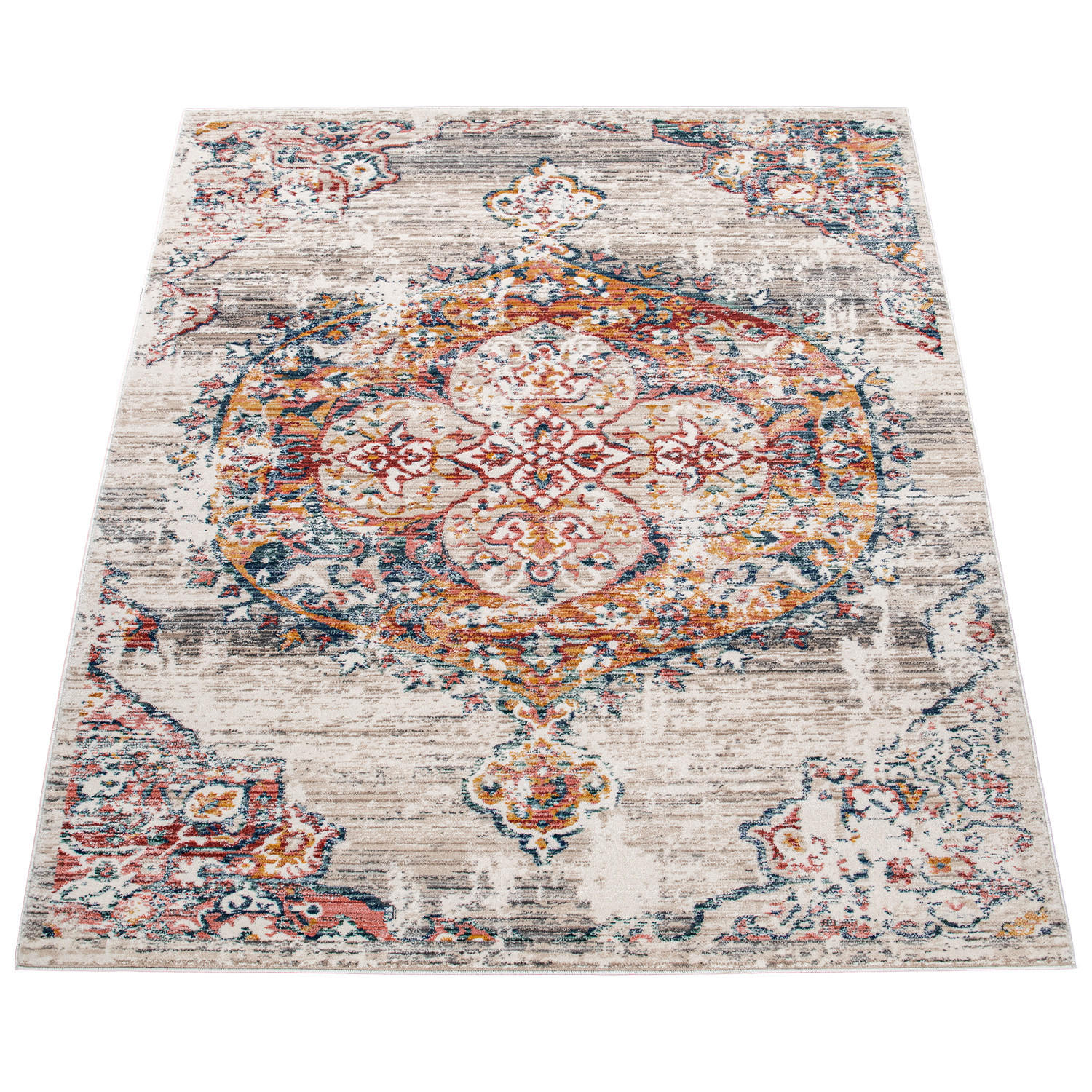 KURZFLORTEPPICH 200/200 cm Herbete 733 - Beige, Textil (200/200cm) - Paco Home