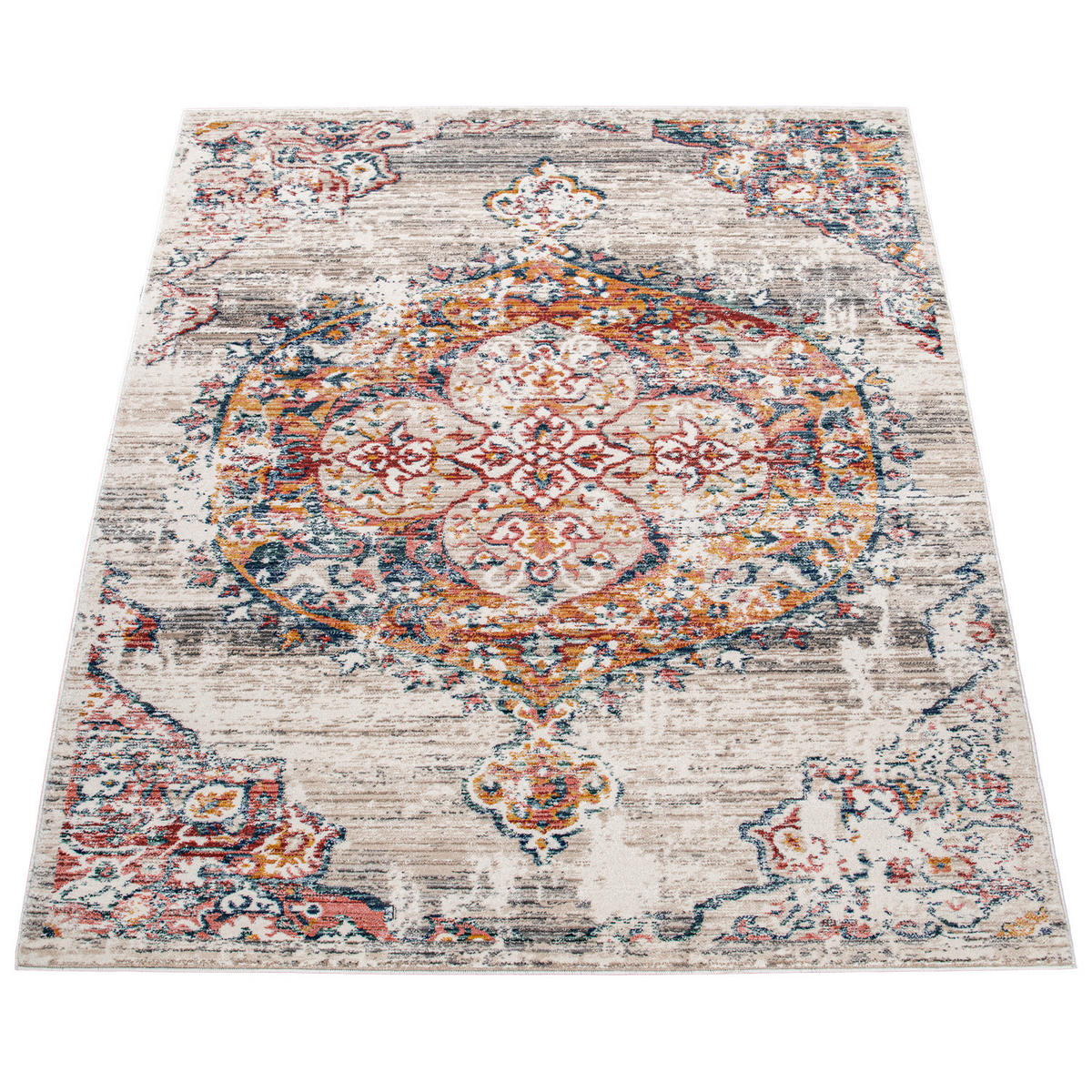 KURZFLORTEPPICH 200/200 cm Herbete 733 - Beige, Textil (200/200cm) - Paco Home
