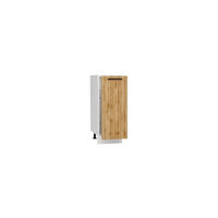 UNTERSCHRANK D30 P/L ( S1600/3 ) – BONO – Funktionales Küchenelement – Gold / Eiche - Eichefarben, Holzwerkstoff (30/82/51cm) - ROYAL24_MARKT