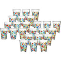 KINDERGLÄSER Dino bunt 200 ml 24er Set - Multicolor, Glas (0.2L) - Ritzenhoff Breker
