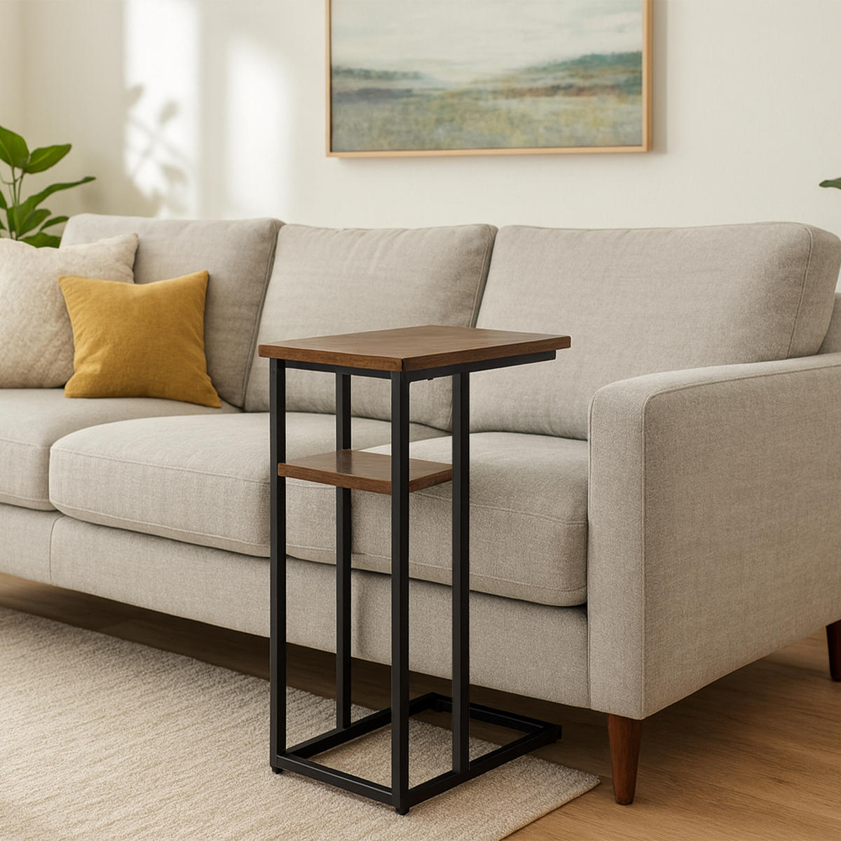 BEISTELLTISCH - Multicolor, Holzwerkstoff/Metall (30/40/60cm) - Relaxdays