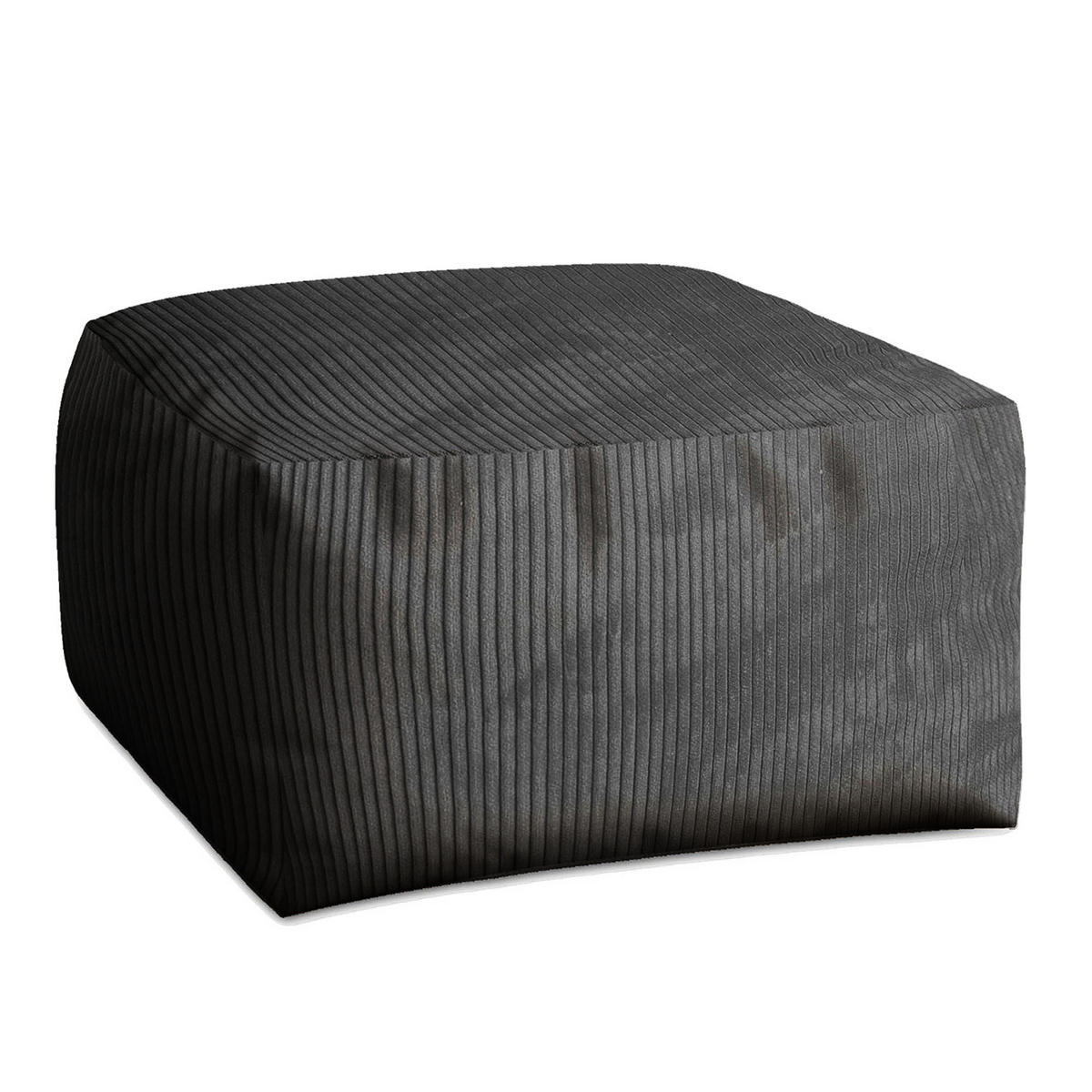 SITZSACK COMFORT Granite Gray - Dunkelgrau, Textil (70/40/70cm) - Dreamroots