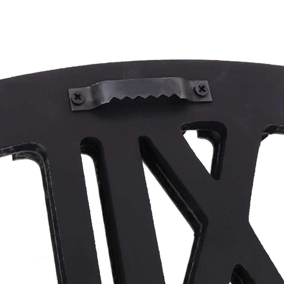 WANDUHR 58 cm Durchmesser Industrie-Stil MDF Silber - Silberfarben, Holzwerkstoff (58/4.5/58cm) - Livingandhome