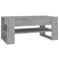 COUCHTISCH Grau Sonoma 102x55x45 cm Holzwerkstoff - Grau, Holzwerkstoff (102/55/45cm) - furnicato