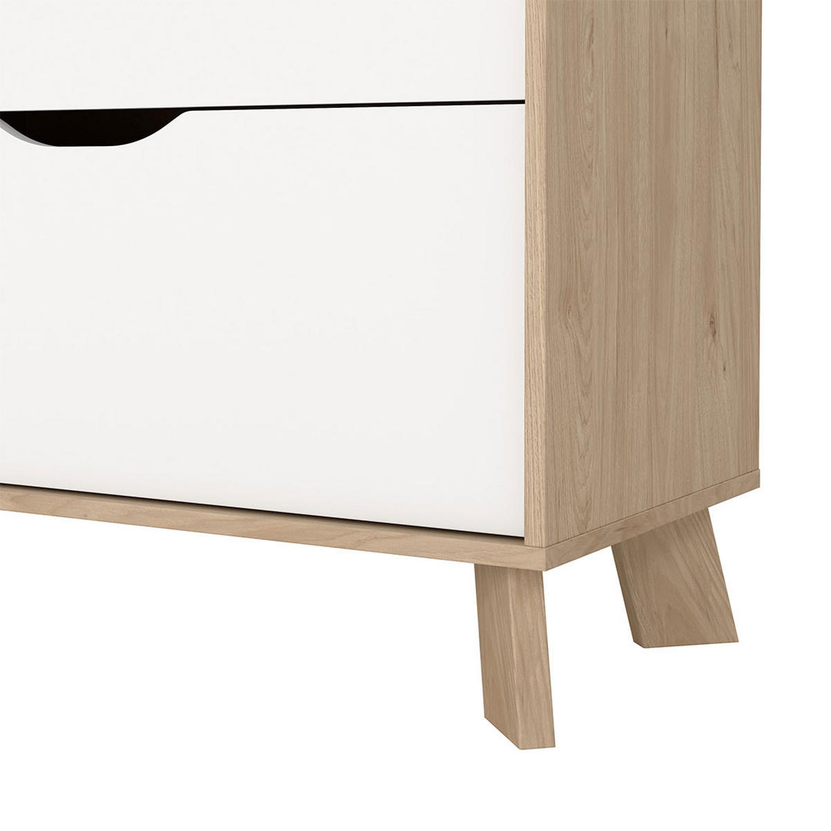 KOMMODE, Ikast, Eiche, Holzwerkstoff, 156 x 40 x 93 cm - Eichefarben, Holzwerkstoff (156/93/40cm) - ebuy24