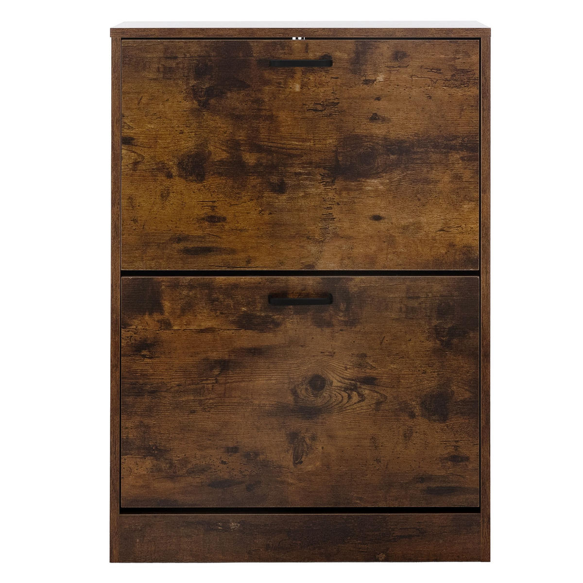 SCHUHSCHRANK - Dunkelbraun, Holzwerkstoff (24/84/60cm) - ML-DESIGN