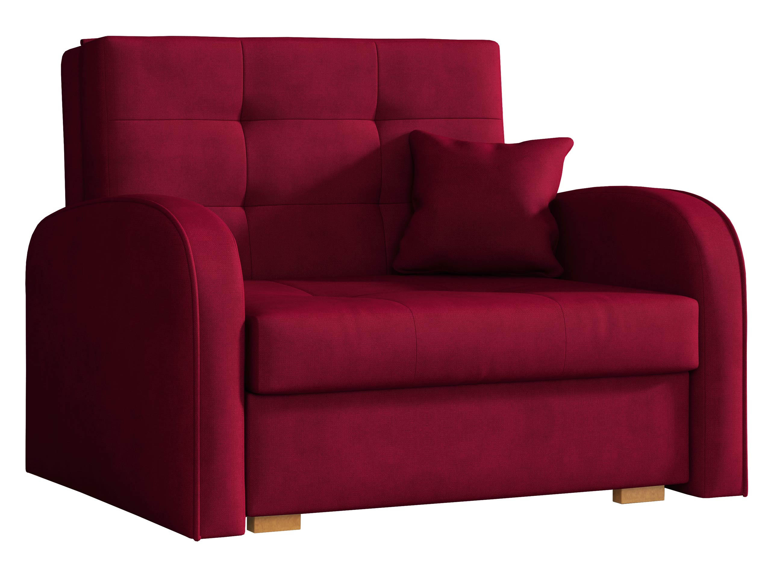SCHLAFSOFA Viva Gold I - Rot/Braun, Holz/Textil (103/85/98cm) - MIRJAN24