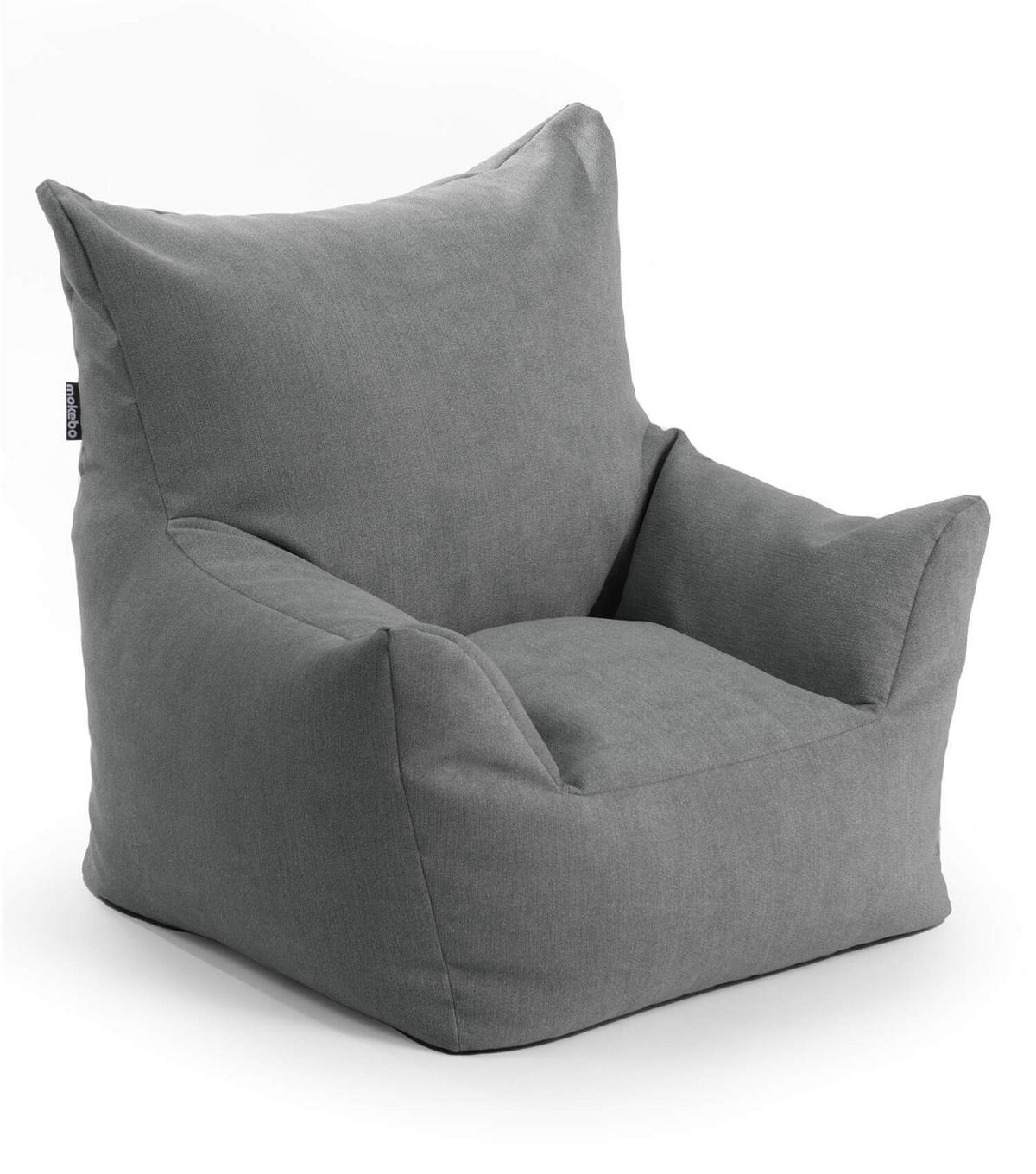 KINDERSESSEL Der Pausenheld - Anthrazit, Textil (52/57/53cm) - Mokebo