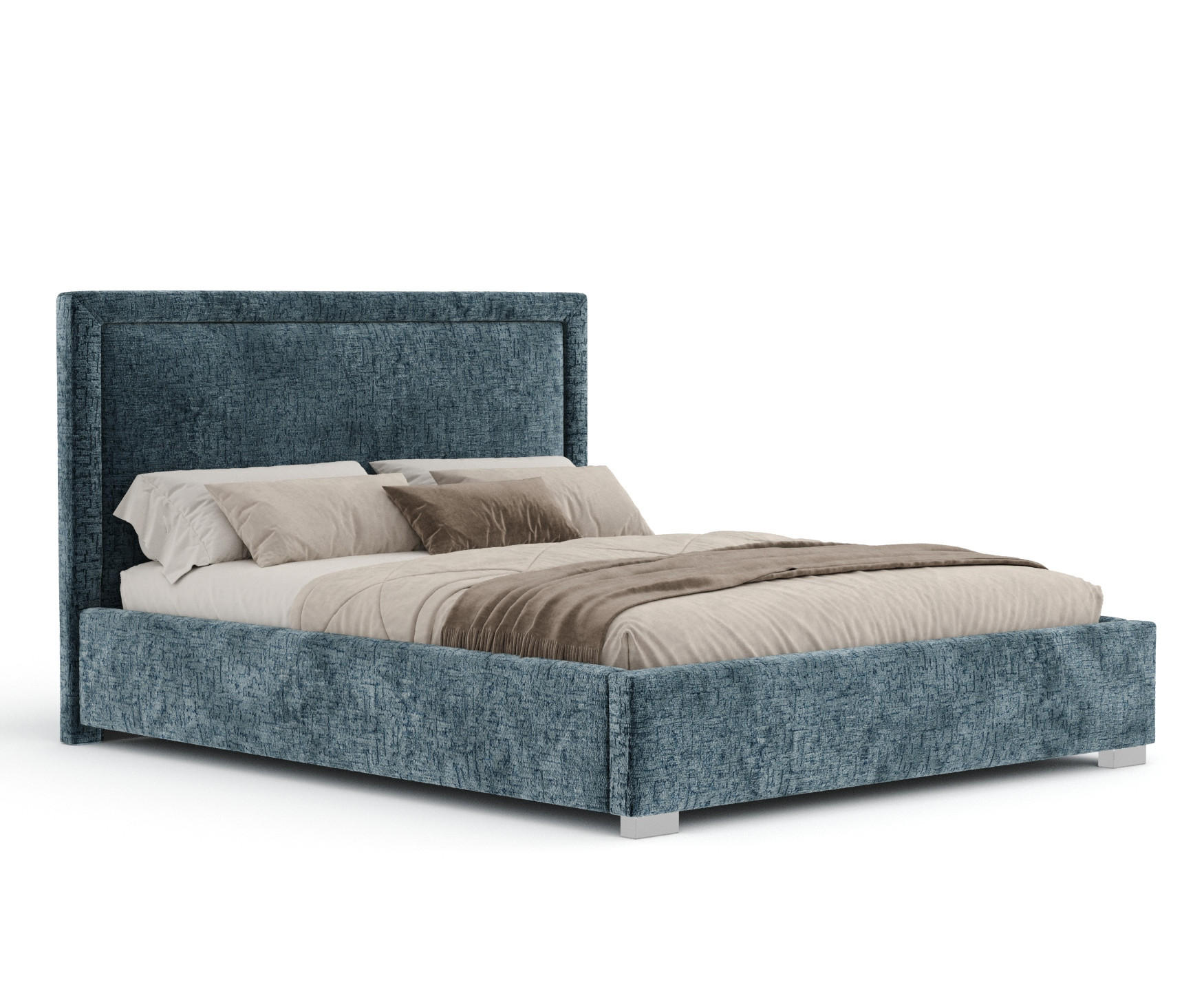 Maison de Reve Polsterbett Blau 180x200 cm