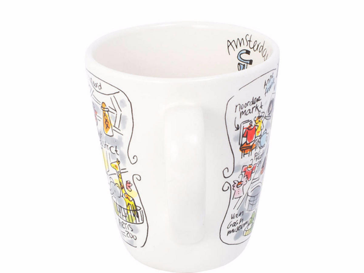 BECHER Amsterdam in Bunt - 350 ml - Multicolor, Keramik (0.35L) - Blond Amsterdam