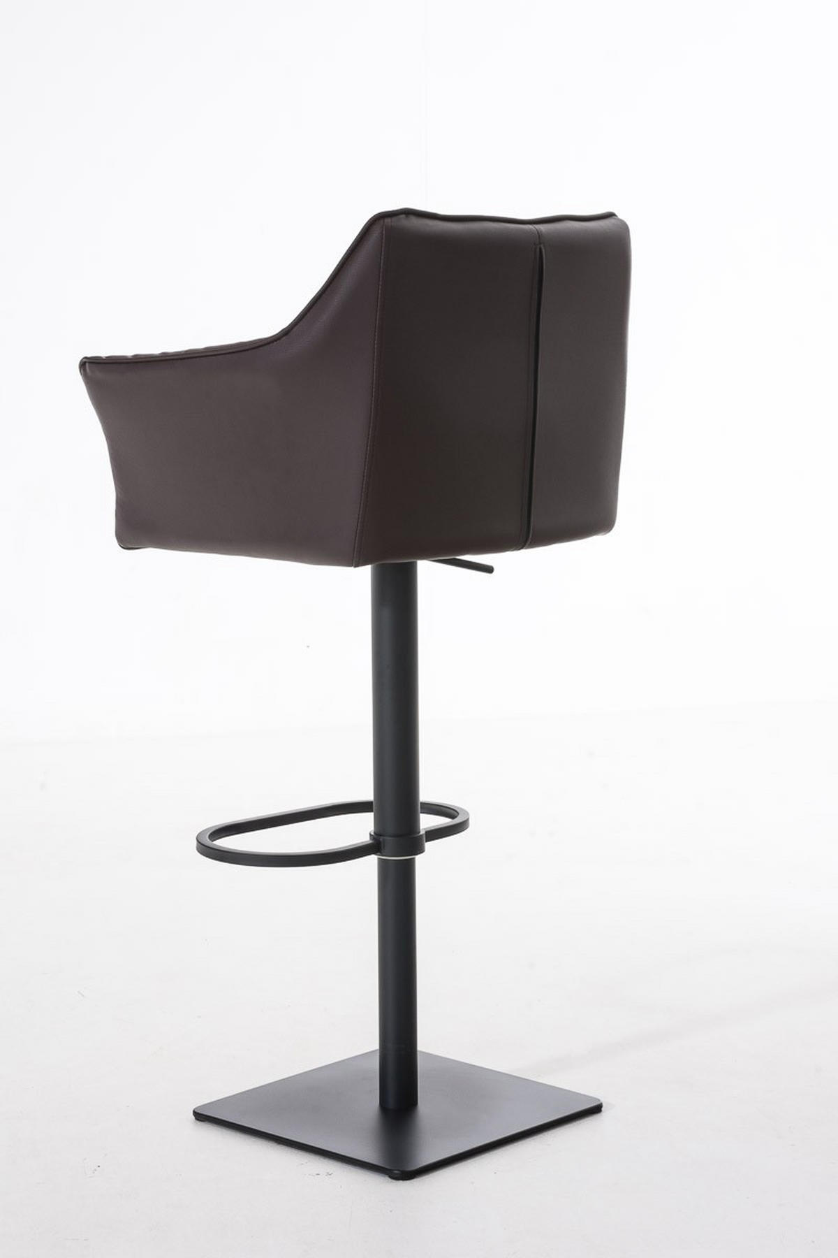 BARHOCKER Damaso 88x64x45 cm braun - Braun, Leder (64/88/45cm) - furnicato