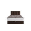 BOXBETT DUO 1 120x200 Cosmic 800, mit Matratze H3 und Topper, Dunkelbraun - Dunkelbraun, Holz/Kunststoff (120/200cm) - Bedante