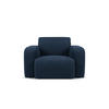 SESSEL Molino aus Boucle dunkelblau - Dunkelblau, Textil (95/72/105cm) - Micadoni