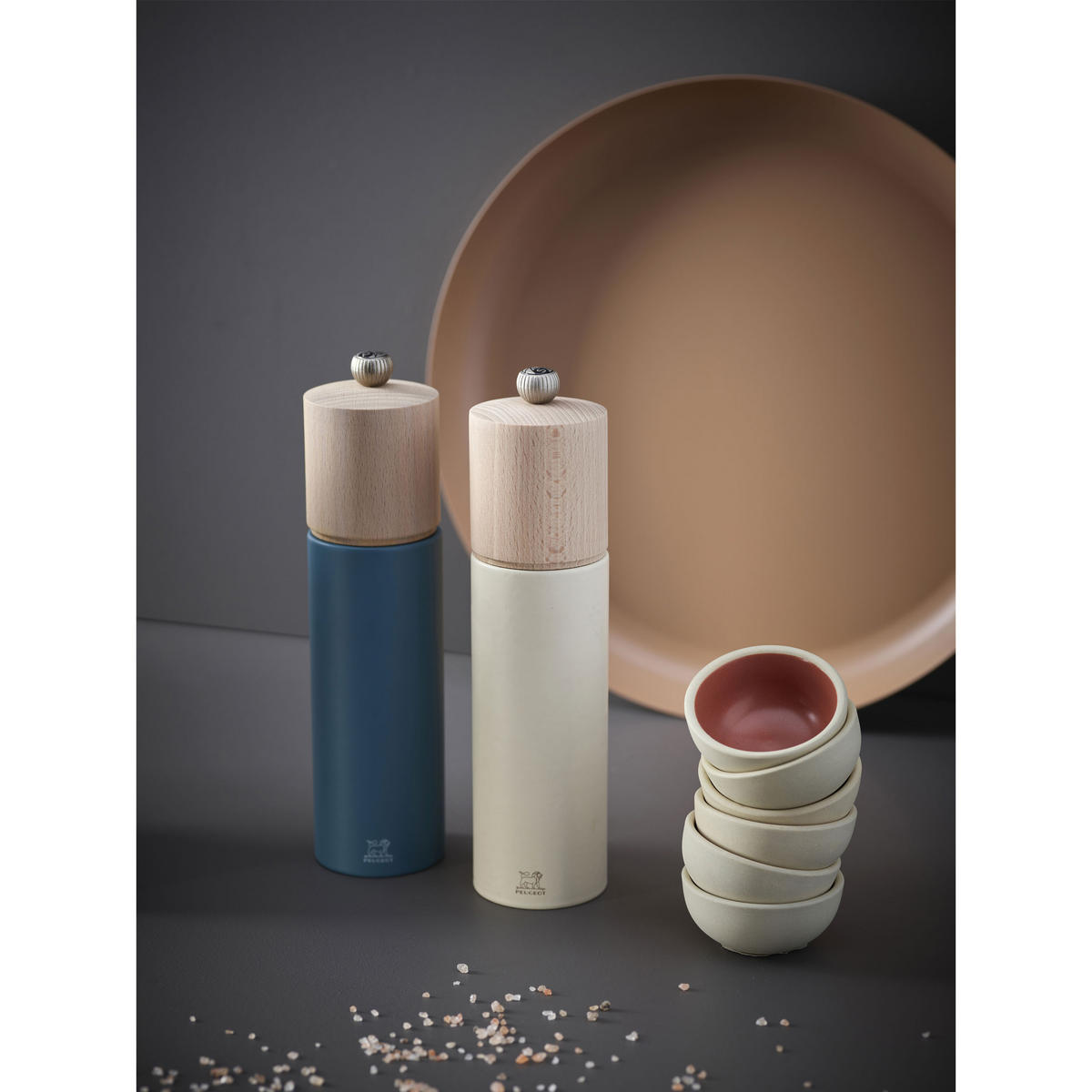 PFEFFERMÜHLE Boreal 21cm Buchenholz Rauchblau Stahlmahlwerk - Blau, Holz (5.4/21/5.4cm) - PEUGEOT