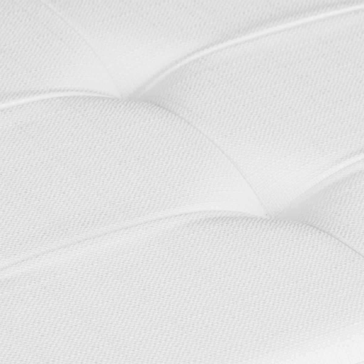 FALTBARE Sitzbank - Weiß, Holzwerkstoff/Textil (38/38/76cm) - Relaxdays