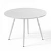 GARTEN-LOUNGETISCH, Weiß - Weiß, Metall (40/40/30cm) - Oviala