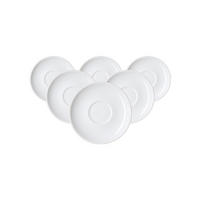 ESPRESSOUNTERTASSEN Bianco weiß ø 11 cm 6er Set - Weiß, Keramik (11cm) - Ritzenhoff Breker