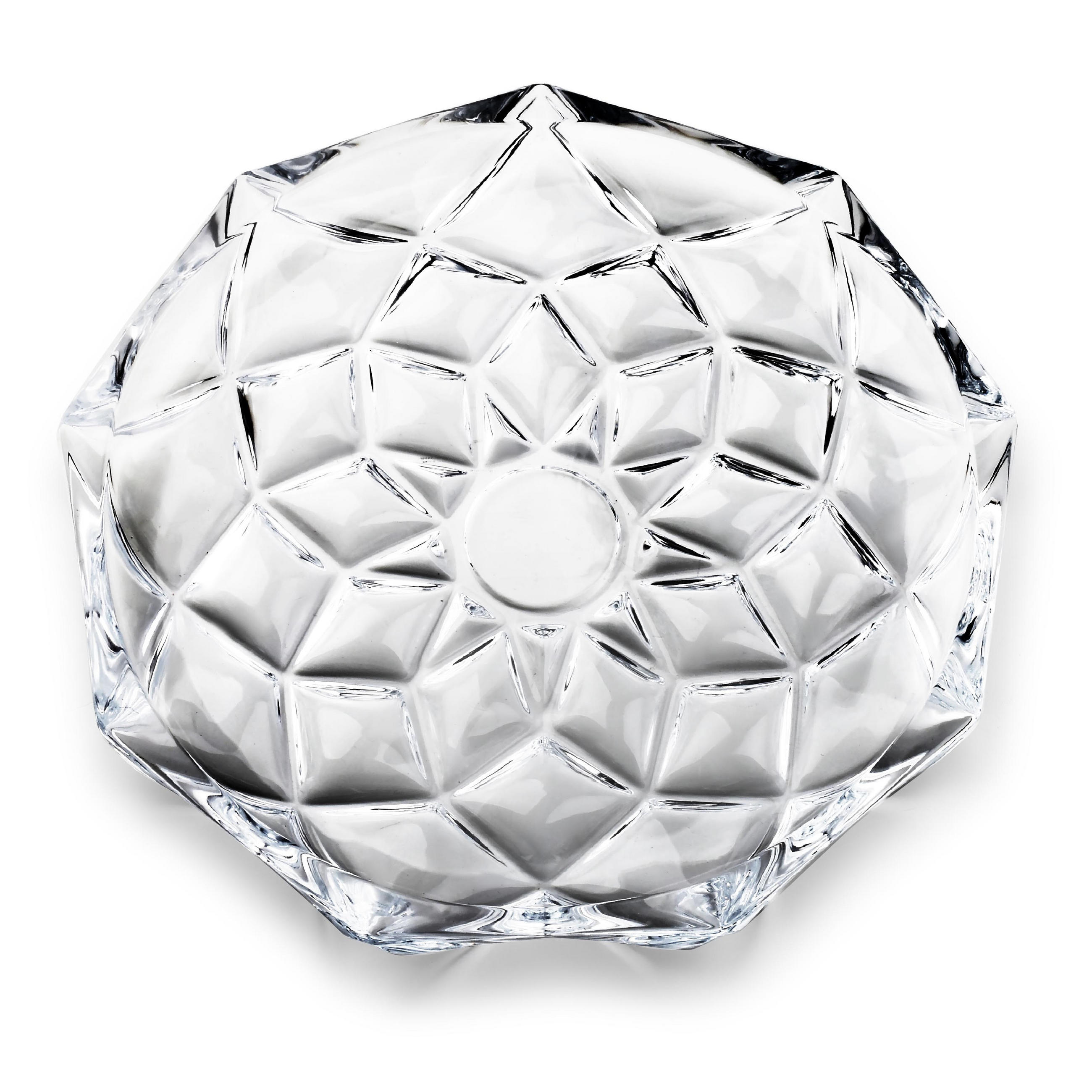 TELLER Cristo Transparent 30/30/3 cm Glas - Transparent, Glas (30cm) - Mondex